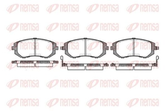 Bremseklosser REMSA 0951.02