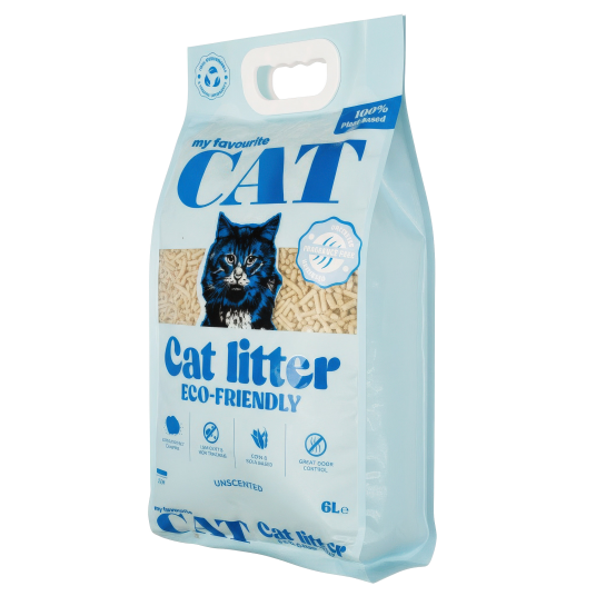 Eco Friendly Cat Litter 6L Unscented Katt Toalett og kattesand Kattesand My favourite CAT