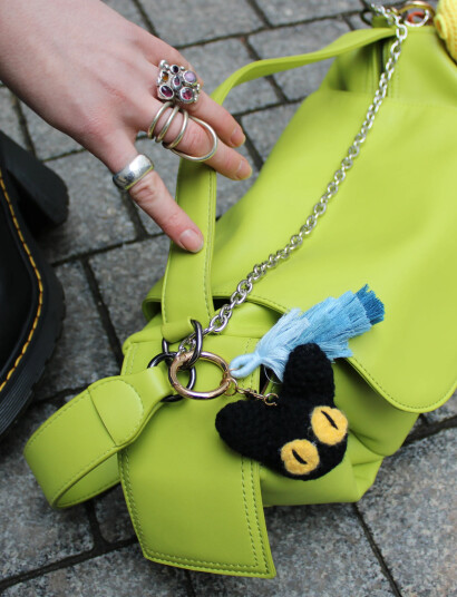 DRM-LND Knitted Black Cat - Black - ONE SIZE