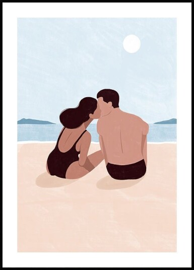 First Kiss Plakat / 40x50cm