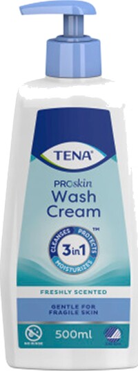 Tena Proskin Wash Cream m/parfyme 500 ml Tena Proskin Wash Cream m/parfyme 500 ml