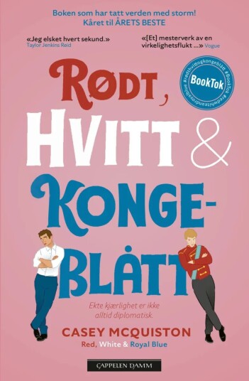 Rødt, hvitt & kongeblått av Casey McQuiston