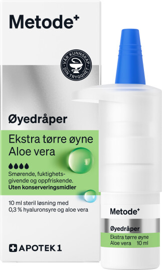 Metode Ekstra tørre øyne øyedråper med aloe vera 10 ml