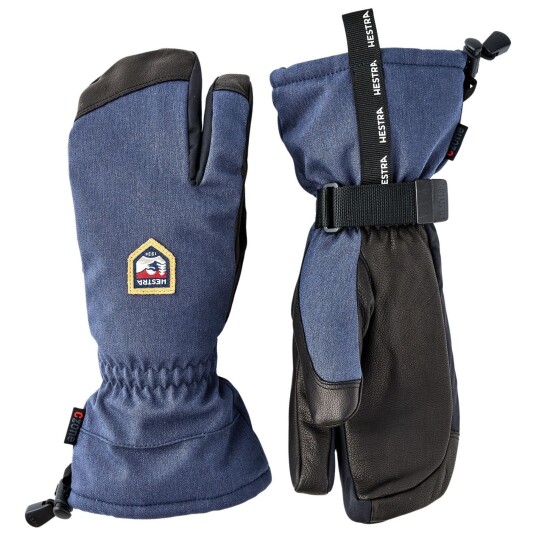 Hestra CZone Mountain 3 finger Skihansker navy 8