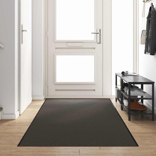 Dørmatte Anthracite og svart 120 x 350 cm Polypropylen og vinyl Dørmatte Anthracite og svart 120 x 350 cm Polypropylen og vinyl