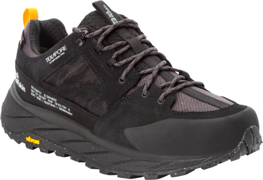 Jack Wolfskin Men's Terraquest Texapore Low Black 44, Black