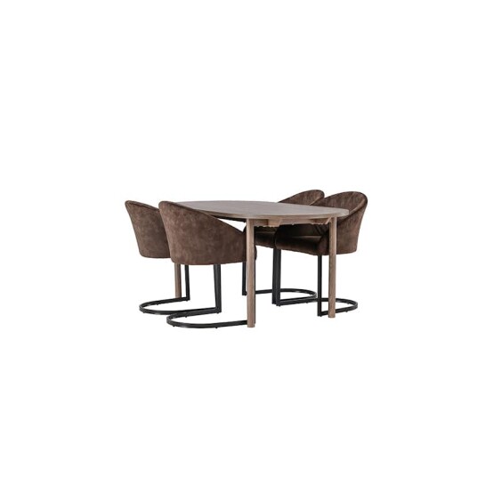 Venture Home Spisegruppe Venture Home Andy med 4 stk Evening Stoler GR23664