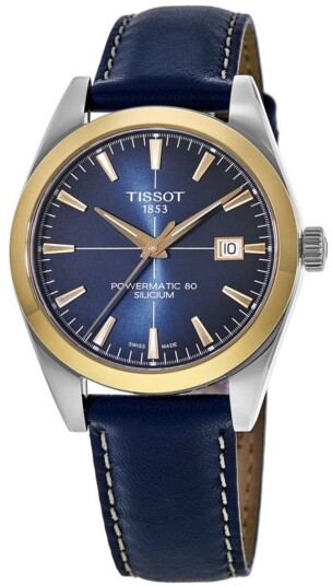 Tissot Herreklokke T927.407.46.041.01 Silicium Blå/Lær Ø40 mm