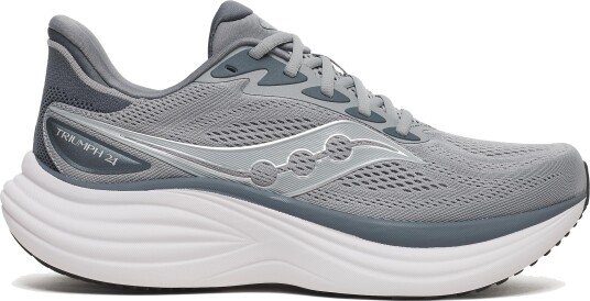 Saucony Men"s Triumph 24 Fossil/gunmetal 50 Saucony Men"s Triumph 24 Fossil/gunmetal 50