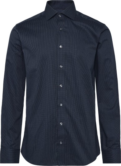 Bruun & Stengade Bs Hay Slim Fit Shirt NAVY 45 Bruun & Stengade Bs Hay Slim Fit Shirt NAVY 45