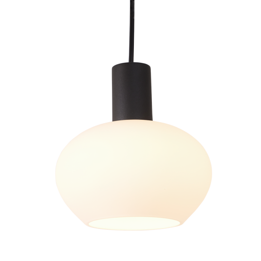 Ellis Pendel Ø14 cm 3,5 m Kabel Sort/opal
