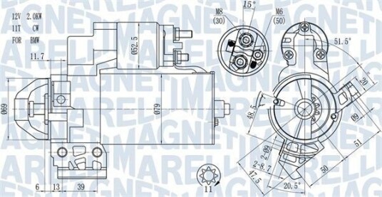 Starter MAGNETI MARELLI 063721466010