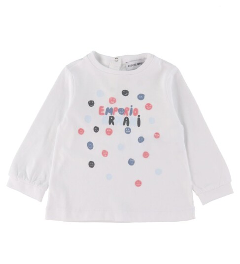 Giorgio Armani Emporio Armani Genser Hvit m. Tekst/smileys Emporio Armani 12 md Genser 80