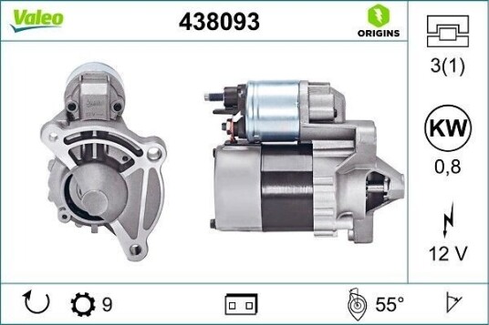 VALEO 438093 Starter VALEO 438093 Starter