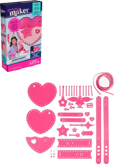 MAKI Cool Maker Pink Heart Purse Kit MAKI Cool Maker Pink Heart Purse Kit