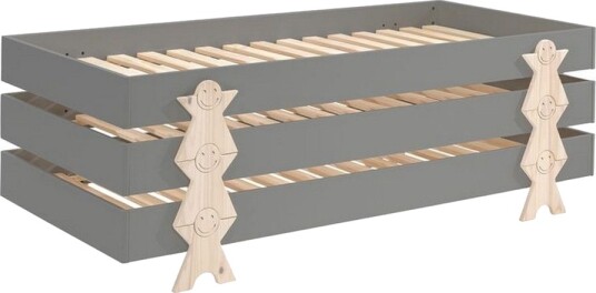 Seng Modulo med smilefjes ben Grå 3 Grå 3