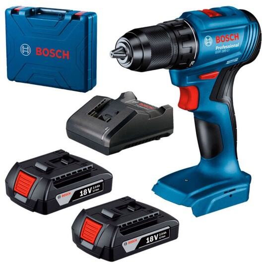 Bosch GSR 185 LI Drill 18V Med batteri Bosch GSR 185 LI Drill 18V Med batteri