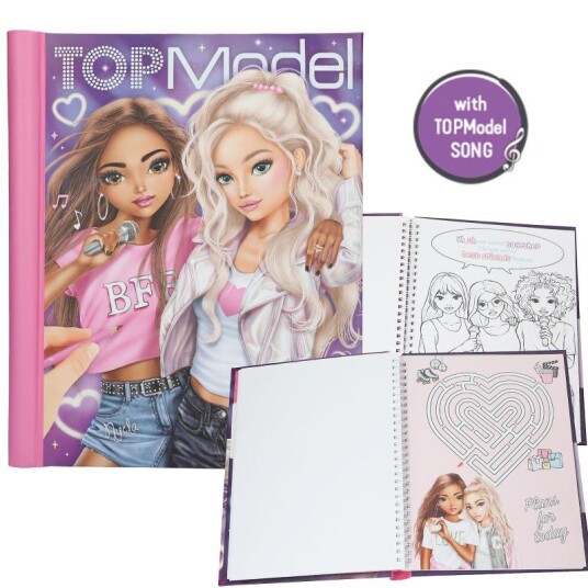 TOPModel My Bff Colouring Bok Med Led Og Sound TOPModel My Bff Colouring Bok Med Led Og Sound