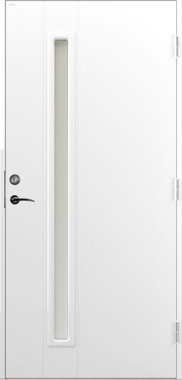 Harmonie norge as Ytterdør mie hvit 100x200 venstre sotet glass Harmonie norge as Ytterdør mie hvit 100x200 venstre sotet glass