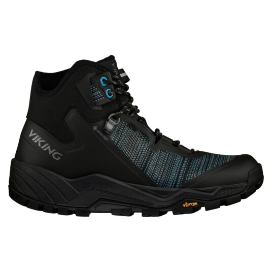 Viking Unisex Cerra Rolling Mid Gore-Tex 37, Black/Aqua Viking Unisex Cerra Rolling Mid Gore-Tex 37, Black/Aqua