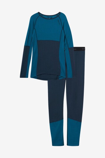 Bagheera Undertøysett Merino Brisk Set JR Blå