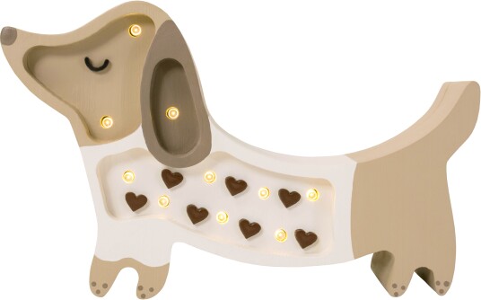 Little Lights Mini Lampe Hundevalp Caramel Little Lights Mini Lampe Hundevalp Caramel