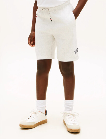 Tommy Hilfiger Hilfiger Varsity Wide Sweatshort Grey 140