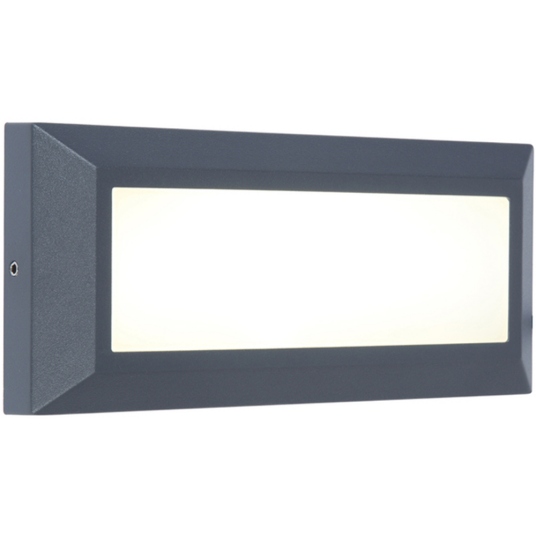 LUTEC ARCHITECTURAL HELENA VEGGHENGT LAMPE IP54 MØRK GRÅ