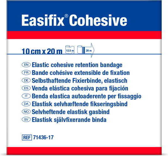 Easifix Cohesiv fikseringsbind 10cmx20m 1 stk Easifix Cohesiv fikseringsbind 10cmx20m 1 stk