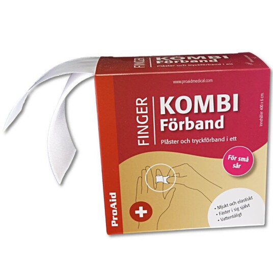 Proaid 2165 Finger kombiforbånd 400 cm Førstehjelp
