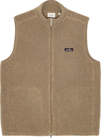 Les Deux Patch Teddy Vest Brun L