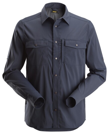 Snickers Workwear Skjorte 8521 Mblå S