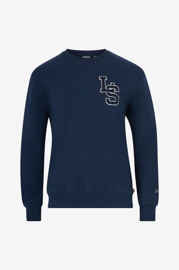 Levi's Collegegenser Standard Graphic Crew Blå