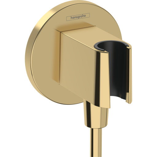 Hansgrohe FixFit S slangeuttak, guld Gull