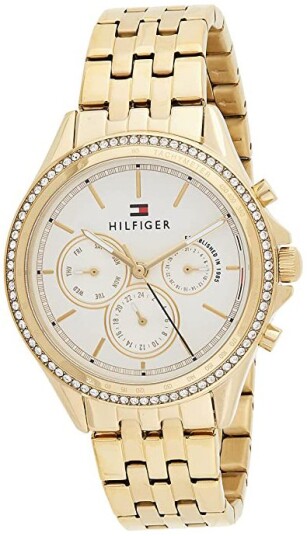 Tommy Hilfiger Dameklokke 1781977 Sølvfarget/Gulltonet stål Ø38 mm Tommy Hilfiger Dameklokke 1781977 Sølvfarget/Gulltonet stål Ø38 mm