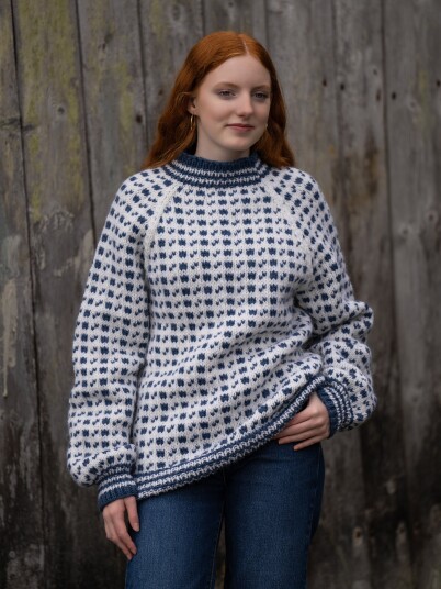 Viking Garn 2135 4B Star Islender Unisex Lys GrÄ Viking Garn 2135 4B Star Islender Unisex Lys GrÄ