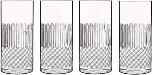 Luigi Bormioli Diamante ØlglassLongdrinkglass 4-pakning 48 cl