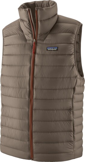 Patagonia Men'S Down Sweater Vest Marlow Brown M