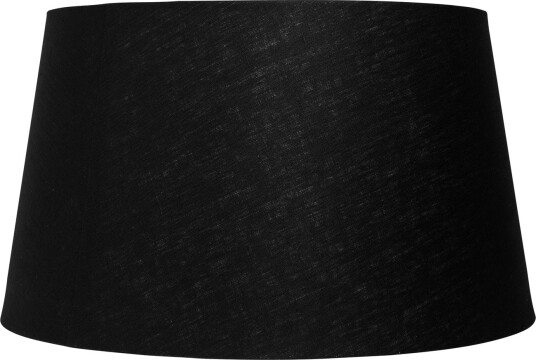Basic straight lampeskjerm svart Ø 42 cm – Watt & Veke Design Stoff / Tekstil