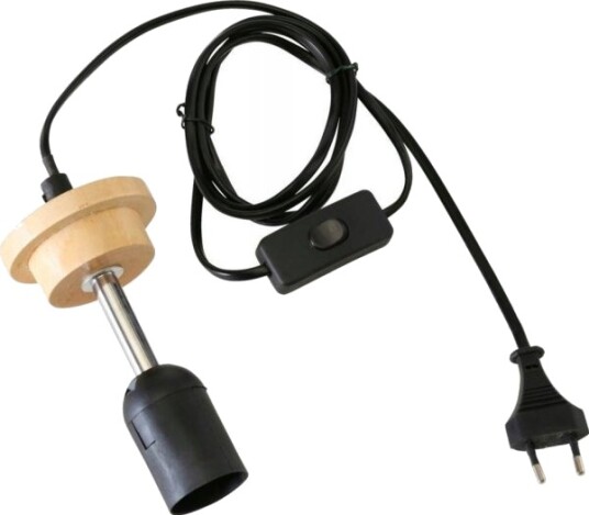 Boltze Ledning Med Bryter Til Lampe E27 Gjenger 180 Cm