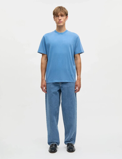 Mads Nørgaard Combed Jersey Dye Thorbjørn Tee Blue S