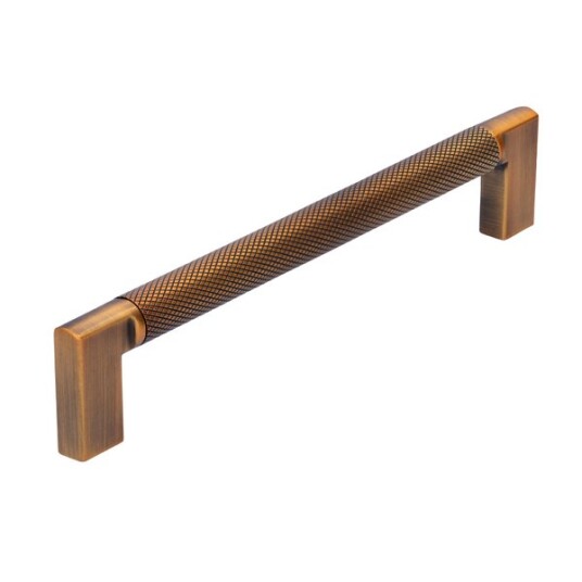 Nibu Håndtak 2457/160 riflet antikk mess