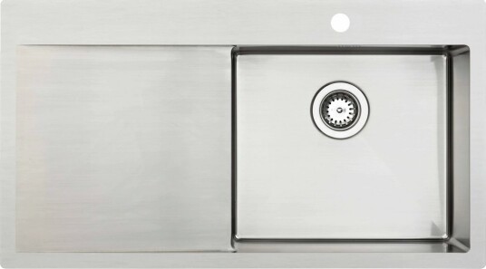 LAVABO KUBUS 900 R SOFT KJØKKENVASK RUSTFRITT STÅL