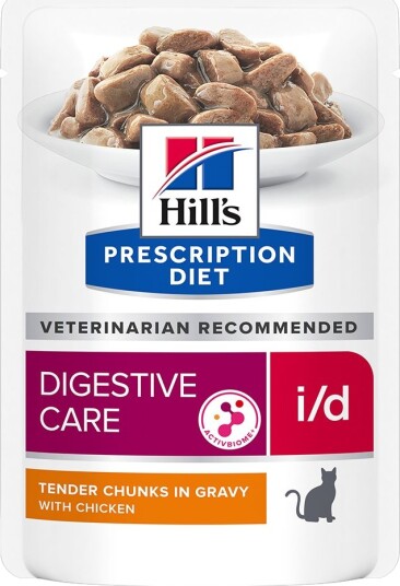 Hill'S Prescription Diet I/D Digestive Care Kattefôr Med Kylling 48 X 85 G Hill'S Prescription Diet I/D Digestive Care Kattefôr Med Kylling 48 X 85 G