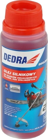 Dedra Olje Til Totaktsmotorer Motorsager Og Gressklippere 100 Ml