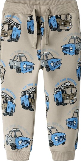 Name It Joggebukser -nmmPdibbo - Ren kasjmir - Name It - 4 år (104) - Joggebukse Beige Blå Hvit Lyseblå