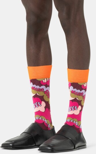 Happy Socks The Beatles Hello Goodbye Sock Orange 36 40
