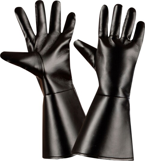 Widmann Hansker i lærlook svarte One size 8535A