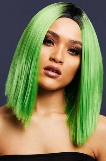 Fever Kylie Wig Two Toned Blend Lime Green Fever Kylie Wig Two Toned Blend Lime Green
