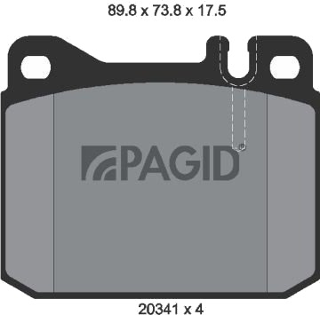 PAGID T4113N Bremseklosser